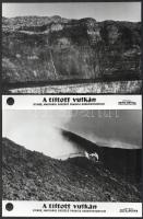 1966 ,,A tiltott vulkán" című francia dokumentumfilm helyszíne és szereplői, 13 db vintage prod...