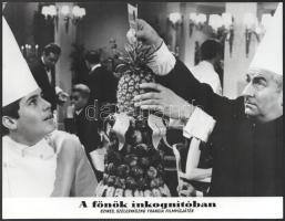 1966 ,,A főnök inkongnitóban" című francia film jelenetei és szereplői (köztük Louis Funes), 13...