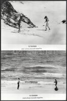 ,,Futóhomok" című lengyel film jelenetei és szereplői, 13 db vintage produkciós filmfotó, a fil...