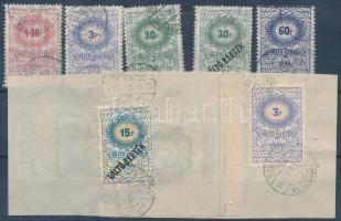 1934 7 db válóilleték bélyeg