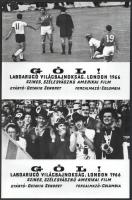 cca 1967 ,,Gól! - labdarúgó világbajnokság, London, 1966" című amerikai film jelenetei és szere...