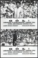 cca 1967 ,,Gól! - labdarúgó világbajnokság, London, 1966" című amerikai film jelenetei és szere...