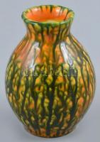 Retró kerámia váza, jelzett, hibátlan, m:16cm
