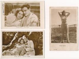 GRETA GARBO - 10 db RÉGI képeslap / 10 pre-1945 postcards