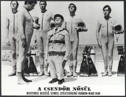 1968 ,,A csendőr nősül" című francia-olasz film jelenetei és szereplői (köztük Louis Funes), 13...