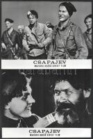 cca 1934 ,,Csapajev" című szovjet film jelenetei és szereplői, 13 db vintage produkciós filmfot...