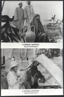 1969 ,,A hármas manőver című NDK film jelenetei és szereplői, 9 db vintage produkciós filmfotó, képszéleken, sarkokon kisebb hibák, a film illusztrált magyar plakátját külön tételben ld. a plakátok között, 18x24 cm