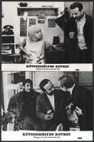 1968 ,,Kétszemélyes ketrec" című csehszlovák film jelenetei és szereplői, 13 db vintage produkc...