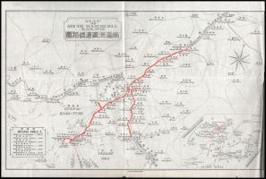 cca 1930 [Mandzsúriai] Souvenir Album. A Mandzsúriai vasúttársaság által kiadott propaganda-turiszti...