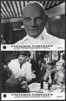 1965 ,,Fantomas visszatér című francia-olasz film jelenetei és szereplői (köztük Louis Funes), 13 db vintage produkciós filmfotó, a film illusztrált magyar plakátját külön tételben ld. a plakátok között, 18x24 cm