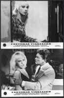 1965 ,,Fantomas visszatér" című francia-olasz film jelenetei és szereplői (köztük Louis Funes),...