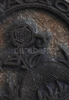 cca 1930 Rózsadombi Tenisz Club gumibélyegzője Bienenstock Lipót kis réztáblával jelzett terméke. d:...