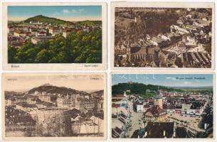 Brassó, Kronstadt, Brasov; - 4 db RÉGI város képeslap / 4 pre-1945 town-view postcards