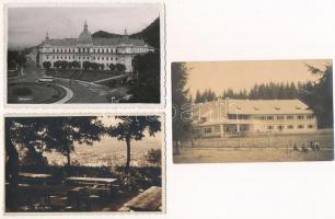 Brassó, Kronstadt, Brasov; - 3 db RÉGI fotólap / 3 pre-1945 photo postcards