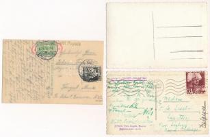 Brassó, Kronstadt, Brasov; - 3 db RÉGI fotólap / 3 pre-1945 photo postcards