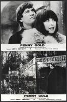 cca 1974 ,,Penny Gold" című angol film jelenetei és szereplői, 13 db vintage produkciós filmfot...