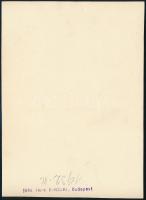 1932 Kinszki Imre (1901-1945) budapesti fotóművész pecséttel jelzett vintage fotóművészeti alkotása ...