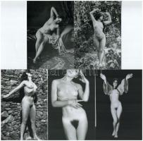 Legendás kalandok, szolidan erotikus felvételek, amelyek eltérő időben készültek, több fotómodell közreműködésével, 5 db mai nagyítás, 15x10 cm