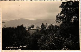 1941 Kovászna, Covasna; Sikló tető / funicular railway station. photo