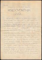 1946 Kisdedóvói oklevél 140 db 10P illetékbélyeggel