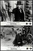 1973 ,,Pat Garrett és Billy, a kölyök című amerikai western film jelenetei és szereplői (köztük James Coburn, Bob Dylan), 9 db vintage produkciós filmfotó, 18x24 cm