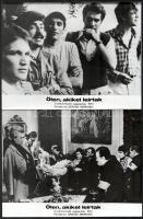 1974 ,,Öten, akiket leírtak című jugoszláv film jelenetei és szereplői, 11 db vintage produkciós filmfotó, 18x24 cm