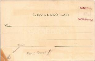 Budapest VIII. Nemzeti múzeum télen. Kuenstlerpostkarte No. 2122. von Ottmar Zieher. litho s: Raoul ...