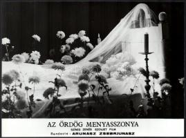 1979 ,,Az ördög menyasszonya" című szovjet film jelenetei és szereplői, 9 db vintage produkciós...