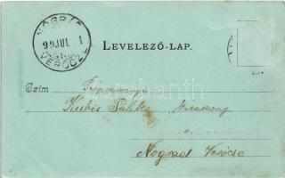 1899 (Vorläufer) Vác, Püspöki kastély. Divald Károly 165. sz. (Rb)