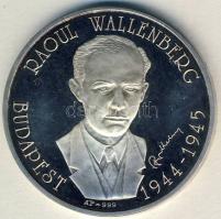DN "Raoul Wallenberg" modern Ag emlékérem 31,104g! T:PP Eredeti dísztokban, tanúsítvánnyal, csak 1000db!
