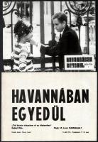 1968 ,,Havannában egyedül című kubai film jelenetei és szereplői, 13 db vintage produkciós filmfotó, + hozzáadva egy szöveges kisplakát, 18x24 cm