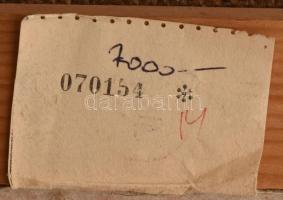 Czene Béla (1911-1999): Olasz táj, 1934. Olaj, vászon. Jelezve balra lent. Hátoldalán 1980 körüli BÁ...