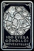 2001. 4000Ft Ag "100 éves a gödöllői művésztelep" T:PP Csak 4000db!