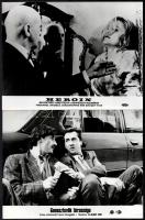 cca 1985 előtt készült külföldi filmek egy-egy jelenete, 13 db vintage produkciós filmfotó, 18x24 cm