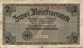 Német 3. Birodalom / Megszállt területek általános kiadás 1939. 2RM 2klf variáns (száraz bélyegzővel...