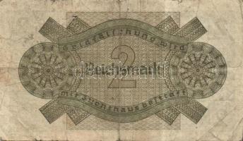 Német 3. Birodalom / Megszállt területek általános kiadás 1939. 2RM 2klf variáns (száraz bélyegzővel...