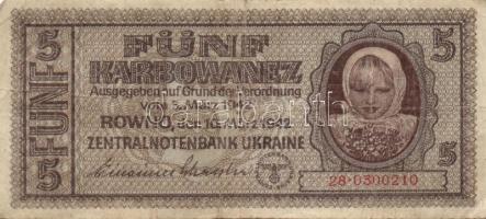 Német 3. Birodalom / Megszállt területek általános kiadás 1939. 2RM 2klf variáns (száraz bélyegzővel...