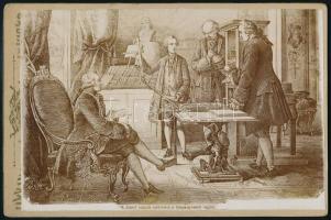 cca 1880 II. József császár és a könyvnyomtatás keményhátú fénnyomat