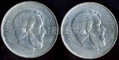 1947. 5Ft Ag "Kossuth" (2x) T:2