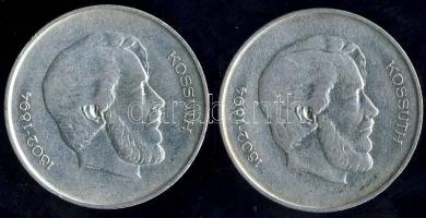 1947. 5Ft Ag "Kossuth" (2x) T:2