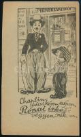 Charlie Chaplin Rónai Irka számolócédula