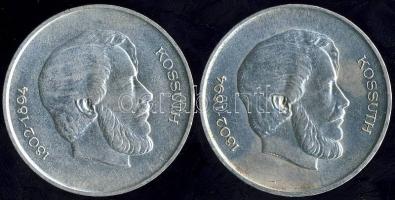 1947. 5Ft Ag "Kossuth" (2x) T:2