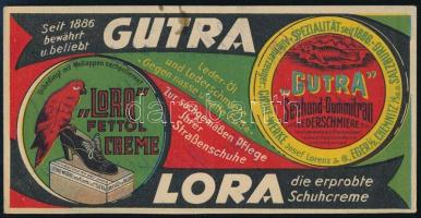 Gutra Lora reklámos számolócédula