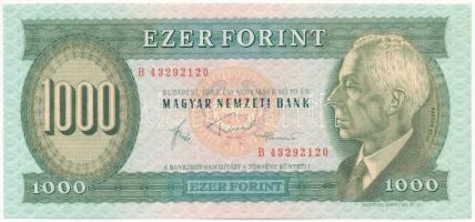 1983. november 10. 1000Ft B 43292120 T:I / Hungary 1983. November 10th 1000 Forint B 43292120 C:UNC Adamo F45