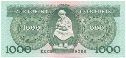 1983. november 10. 1000Ft "D 23130949" T:I / Hungary 1983. November 10th 1000 Forint "...