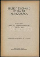 cca 1900-1910 Felsőbátkai Bátky Zsigmond (1874-1939) néprajztudósnak, a Magyar Nemzeti Múzeum Népraj...