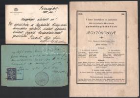 1921-1936 6 db kassai irat Beller Károly családjától a kassai kamara alelnökétől