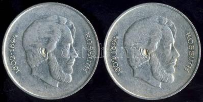 1947. 5Ft Ag "Kossuth" (2x) T:2