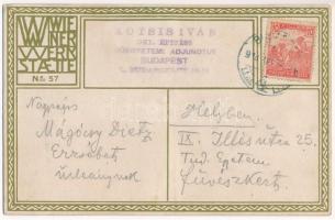 1918 Wiener Werkstätte No. 57. - Unsigned