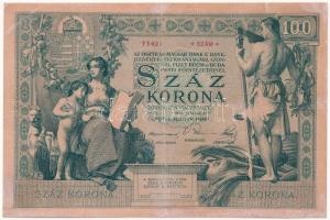 1902. 100K Osztrák-magyar Bank 1074 75422 T:III,III- restaurált / Austro-Hungarian Monarchy 1902. 100 Kronen Österreichisch-ungarische Bank 1074 75422 C:F,VG Adamo K26